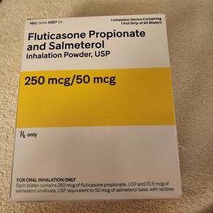 Fluticasone Propionate and Salmetrol AKA Advair